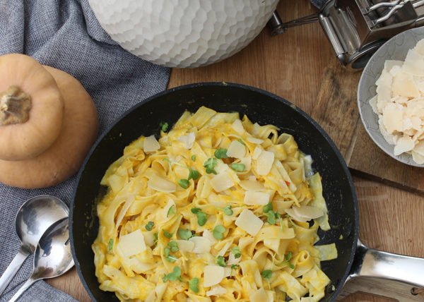 Butternut-Kürbis-Tagliatelle Rezept | Köstlich und leicht gemacht