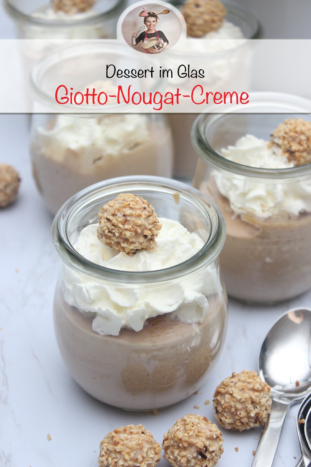 GiottoNougatCreme Dessert im Glas