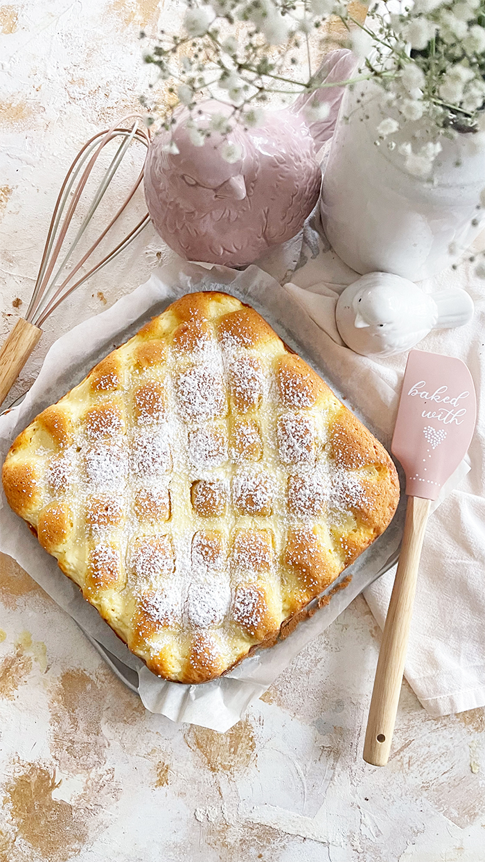 Gitterkuchen mit Quark zum Verlieben - Cremig und luftig 1