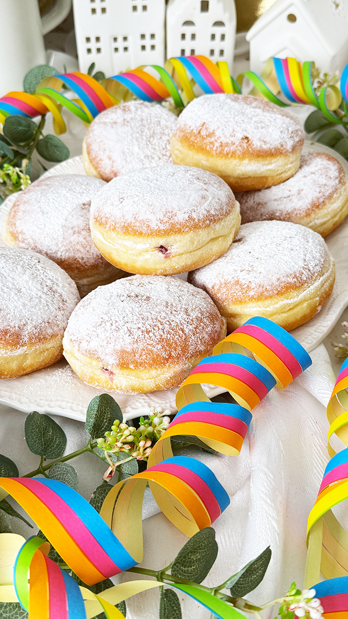 Krapfen oder Berliner Rezept einfach und schnell gemacht