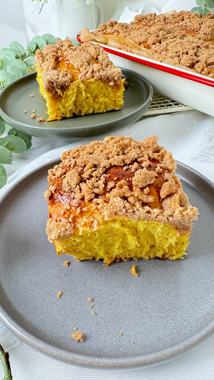 Kürbisbuchteln mit Zimtstreuseln Rezept