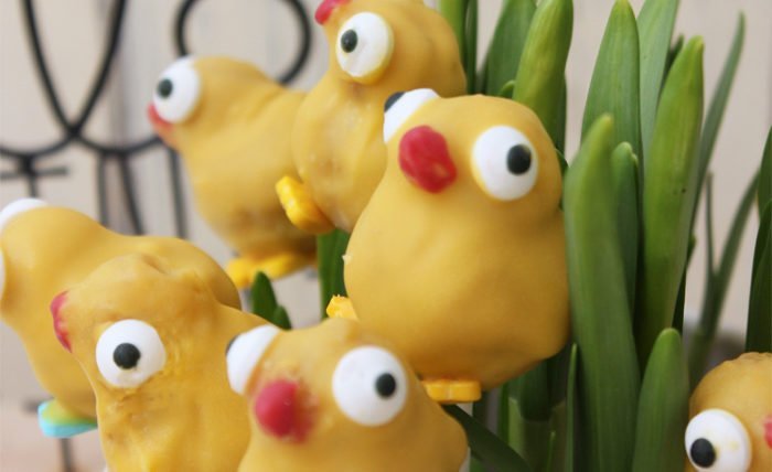 So einfach machst du Osterküken-Cake Pops zu Ostern