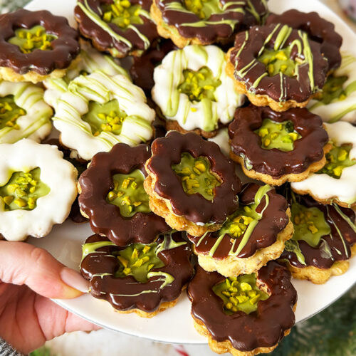 Himmlisches Rezept für Pistazienkekse mit Pistaziencreme