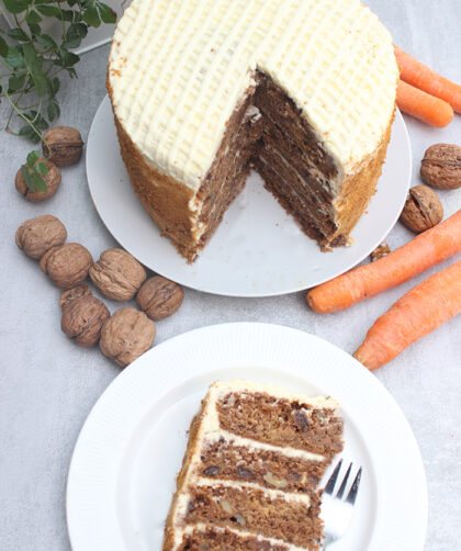 Starbucks Carrot Cake Style – Karottenkuchen mit Vanille Frosting