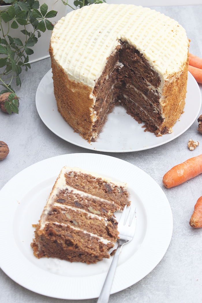 Starbucks Carrot Cake Style – Karottenkuchen mit Vanille Frosting