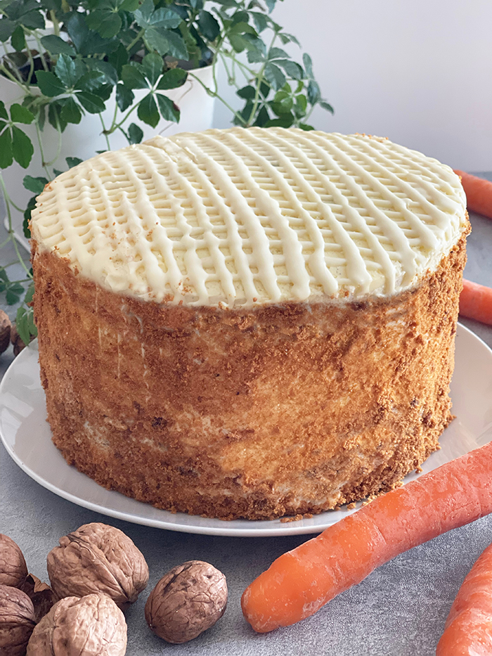 Starbucks Carrot Cake Style – Karottenkuchen mit Vanille Frosting