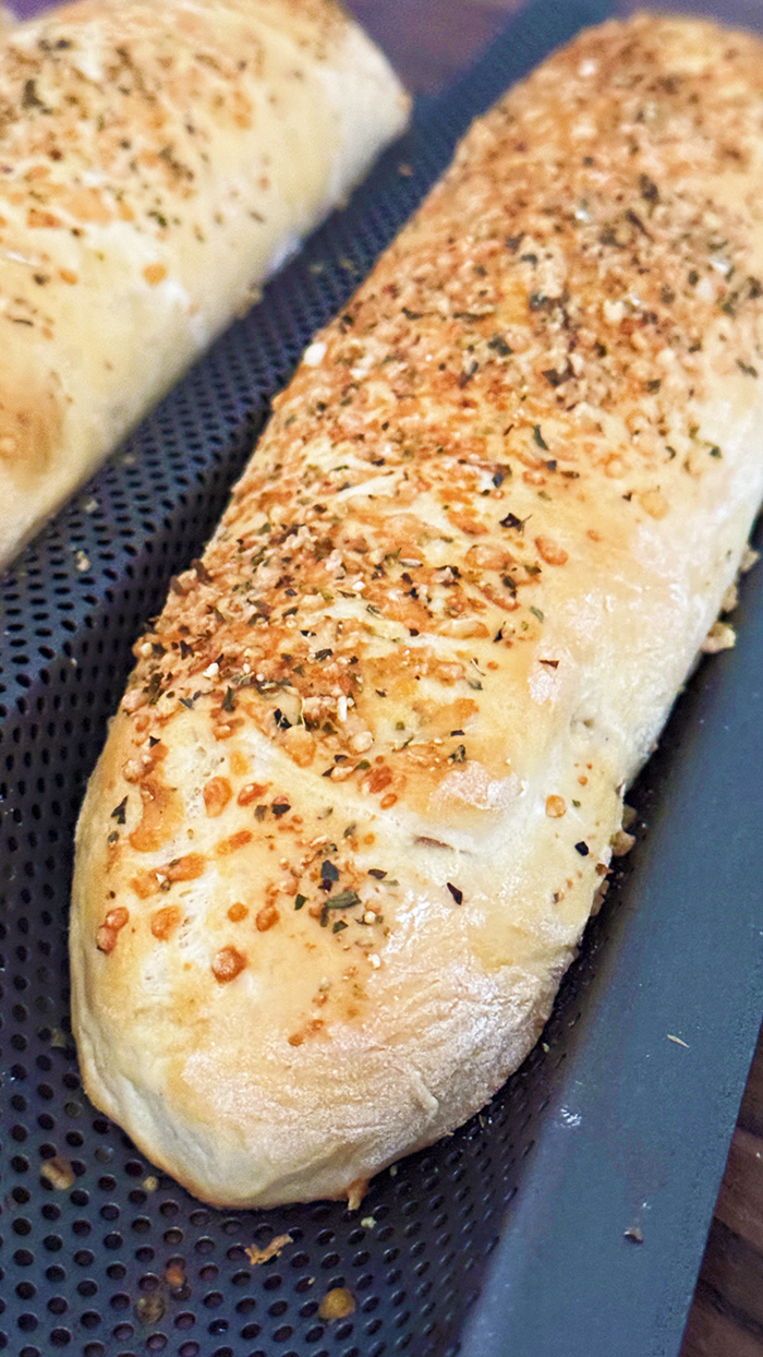 Subway Brot mit Parmesan-Oregano Rezept, Subway Baguette mit Parmesan-Oregano