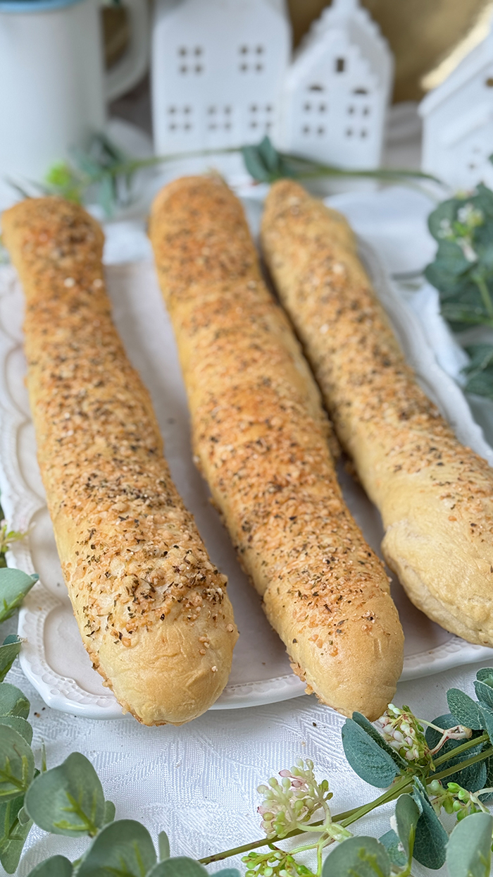 Subway Brot mit Parmesan-Oregano Rezept, Subway Baguette mit Parmesan-Oregano