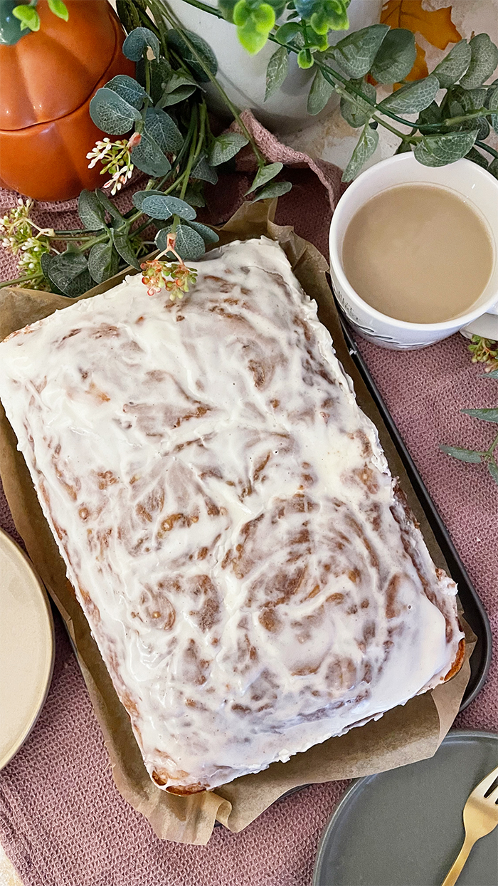 Zimtschneckenkuchen ohne Hefe - Süßer Genuss Moment